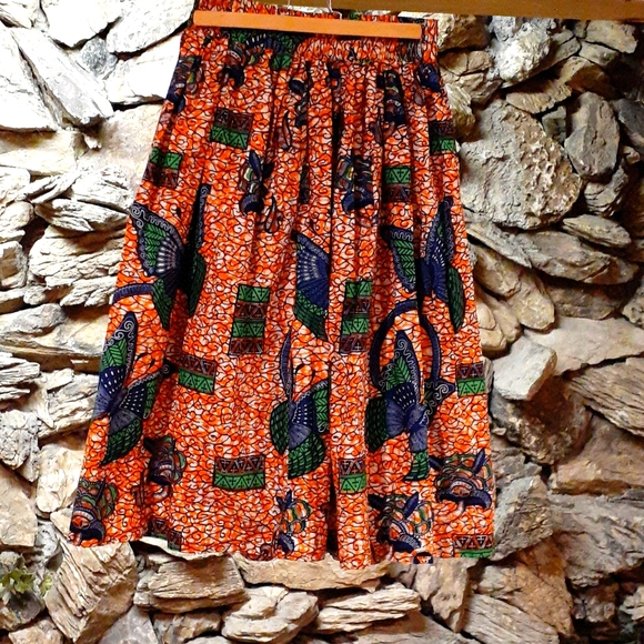 Ethnic print circle skirt - Picture 1 of 4